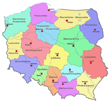Mapka Polski